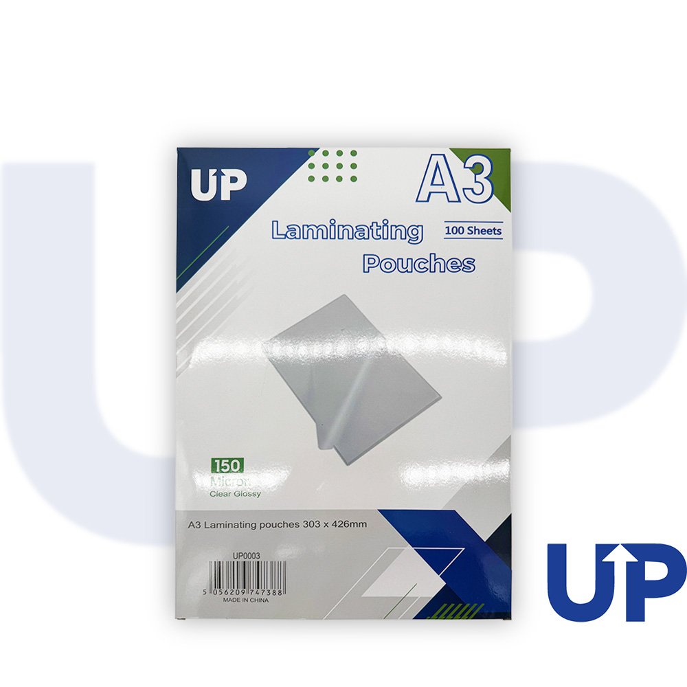 UP Laminating Pouch A3 150 micron (100)